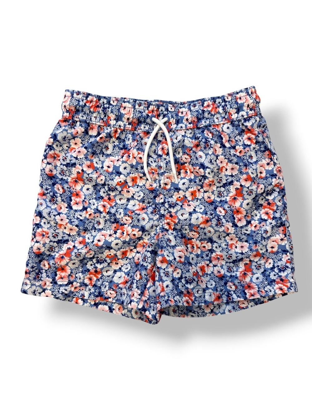 Janie and Jack | Floral Drawstring Swim Trunks (5)